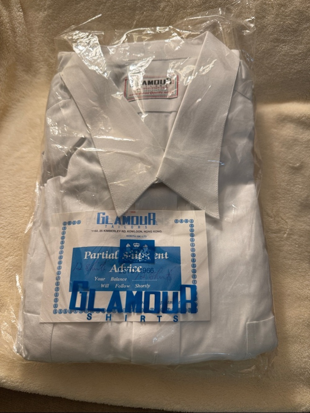 Glamour White Men’s Dress Shirt - Point Collar 3 Shirts